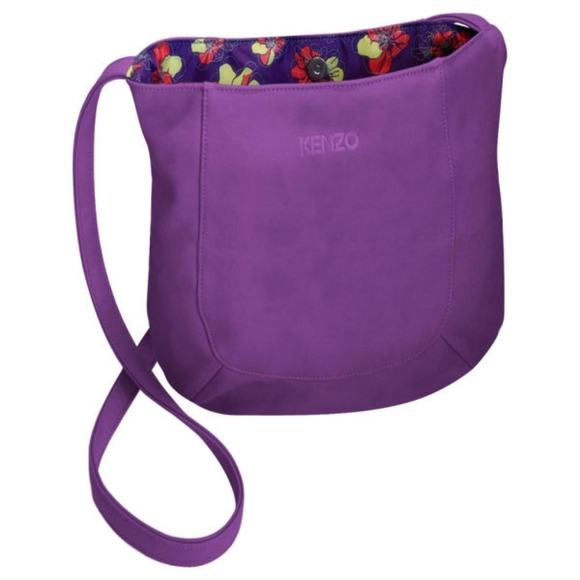 Kenzo Soft Leather Shoulder Bag Crossbody bag Purse - Picture 1 of 7